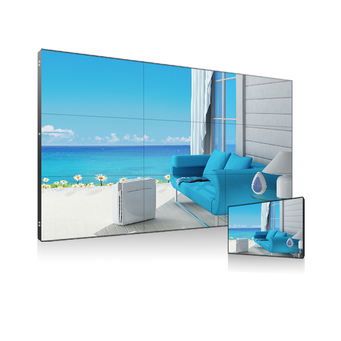 55寸5.5mm液晶拼接屏